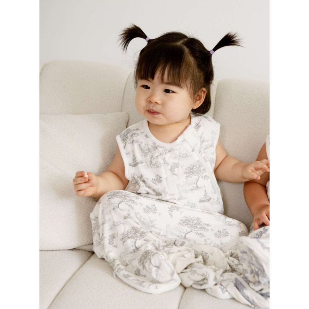 NWT House of Holly Bamboo Luxe Sleep Bag Garden Toile (Sliver) 6-12 Months